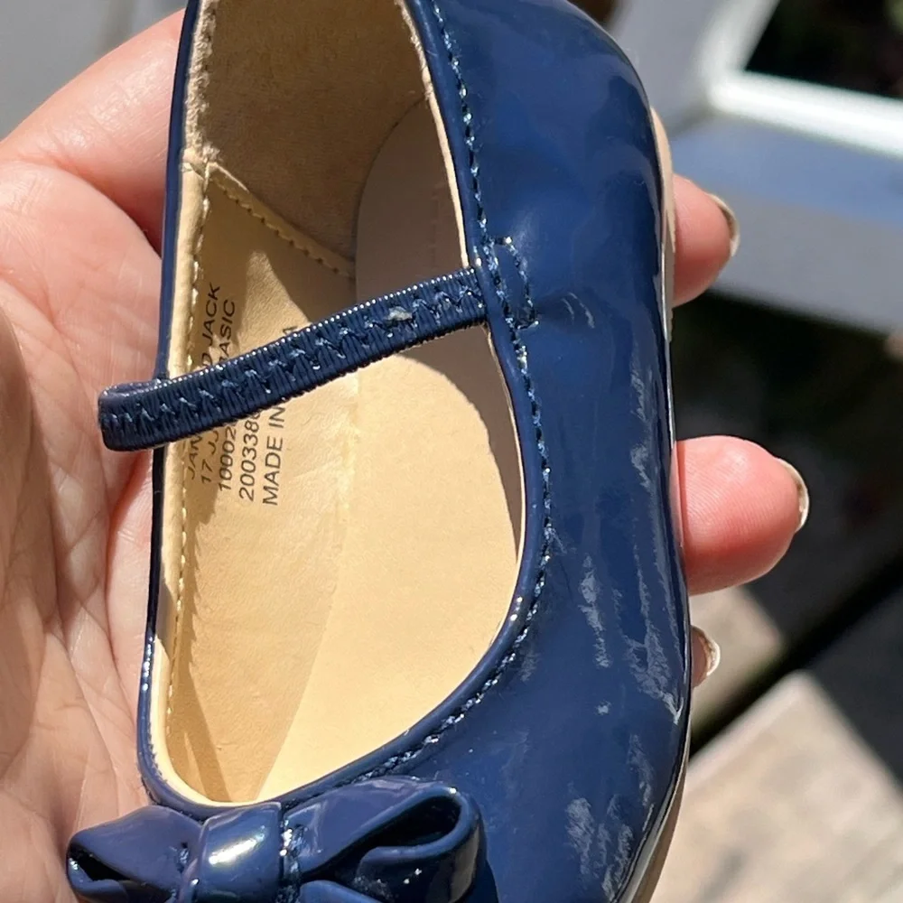 Janie And Jack Patent Bow Ballet Flat 🥿